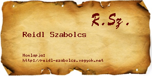 Reidl Szabolcs névjegykártya